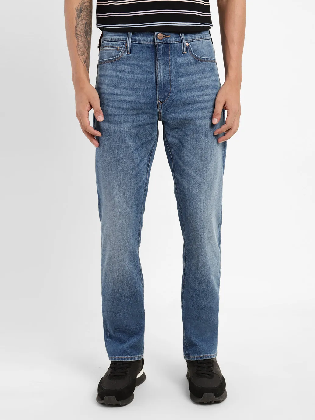 Men's 511 Blue Slim Fit Mid Rise Jeans