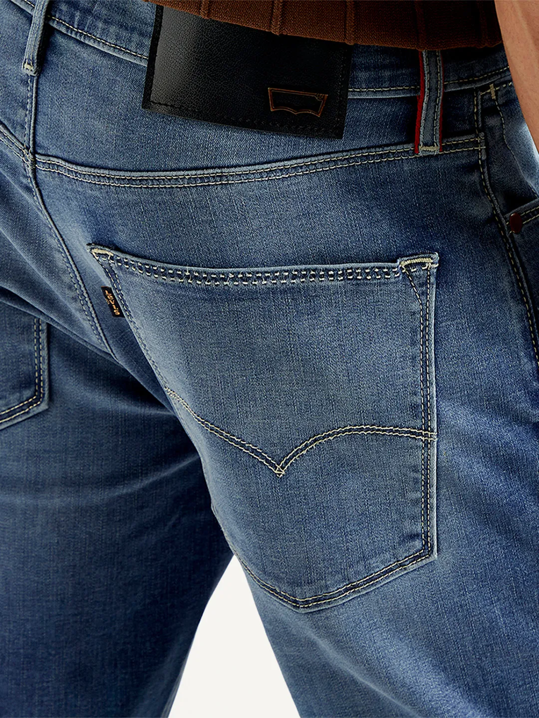Men's 511 Blue Slim Fit Mid Rise Jeans