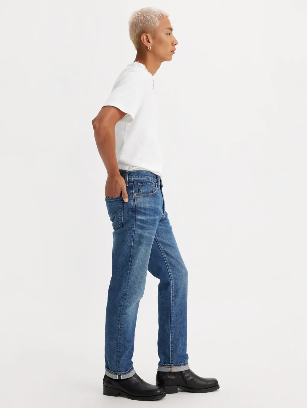 Men's 511 Blue Slim Fit Mid Rise Jeans