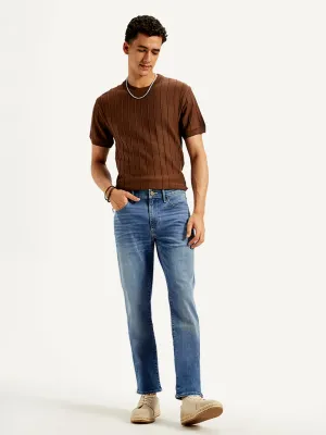 Men's 511 Blue Slim Fit Mid Rise Jeans