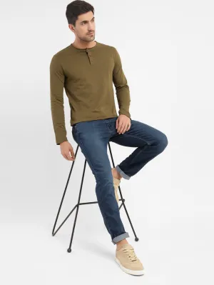 Men's 511 Blue Slim Fit Mid Rise Jeans