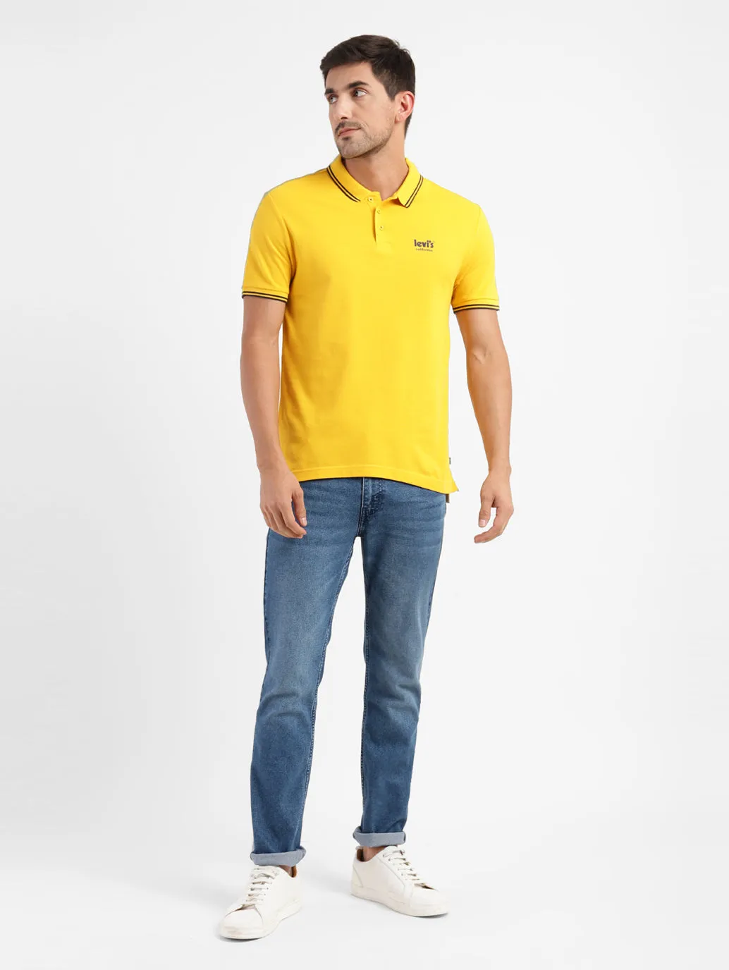Men's 511 Blue Slim Fit Mid Rise Jeans