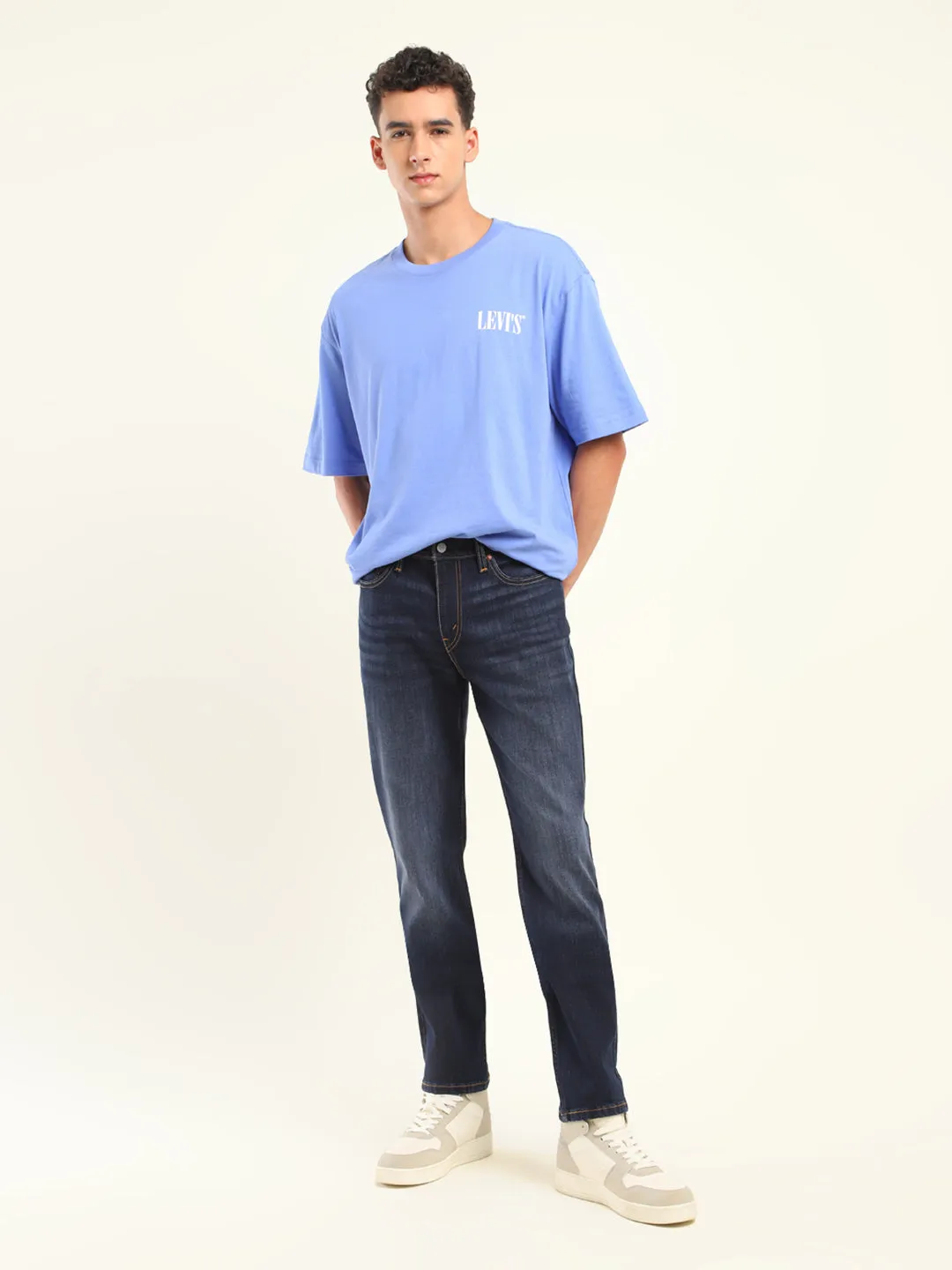 Men's 511 Blue Slim Fit Mid Rise Jeans