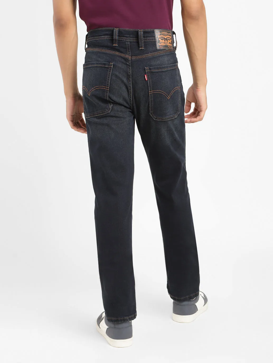 Men's 511 Blue Slim Fit Mid Rise Jeans