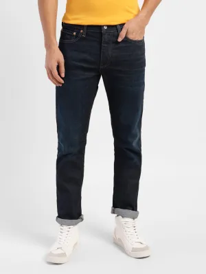 Men's 511 Blue Slim Fit Mid Rise Jeans