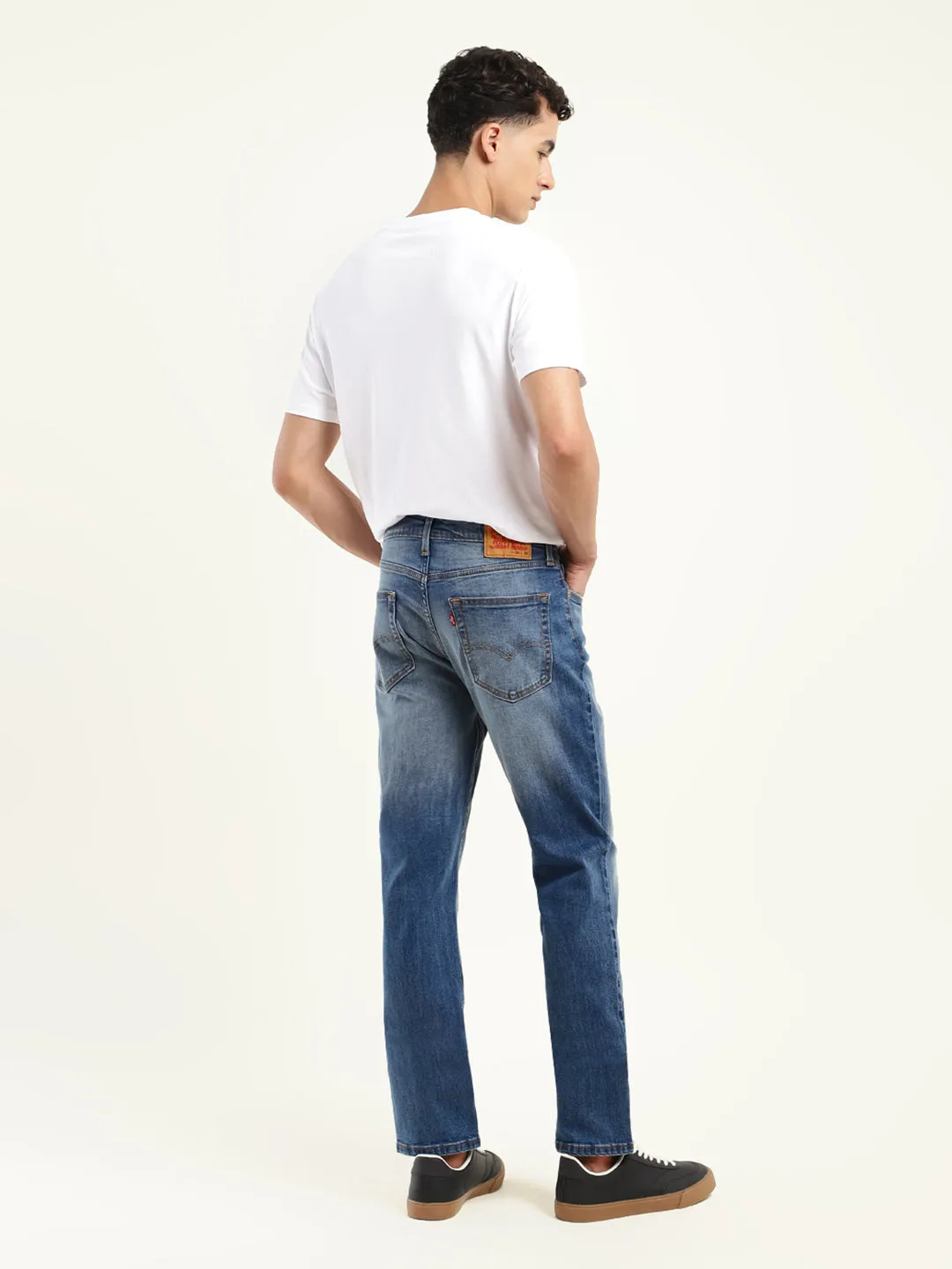 Men's 511 Blue Slim Fit Mid Rise Jeans