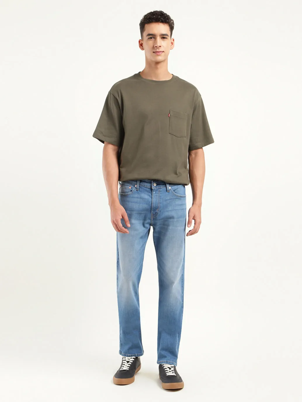 Men's 511 Blue Slim Fit Mid Rise Jeans