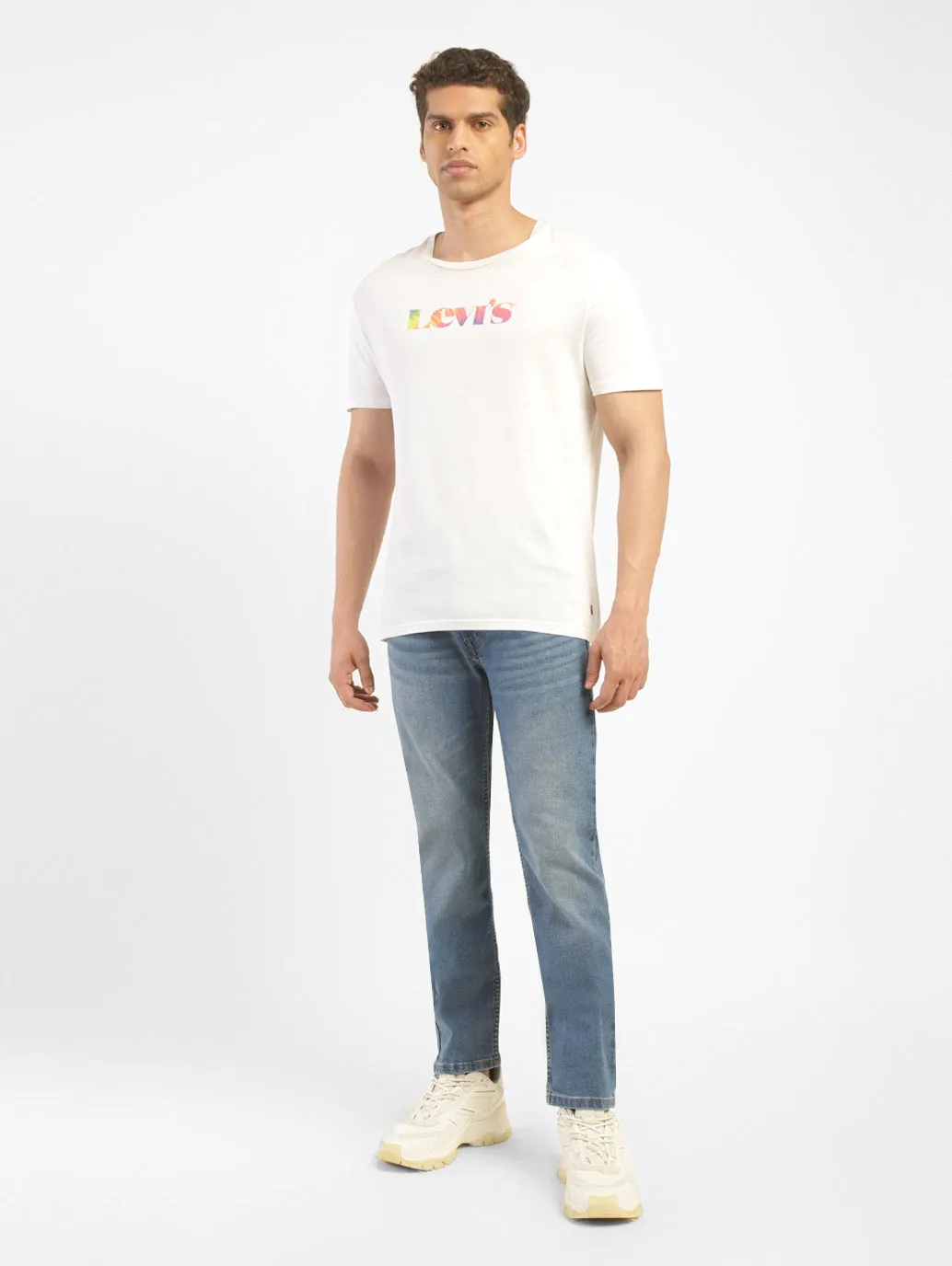Men's 511 Blue Slim Fit Mid Rise Jeans