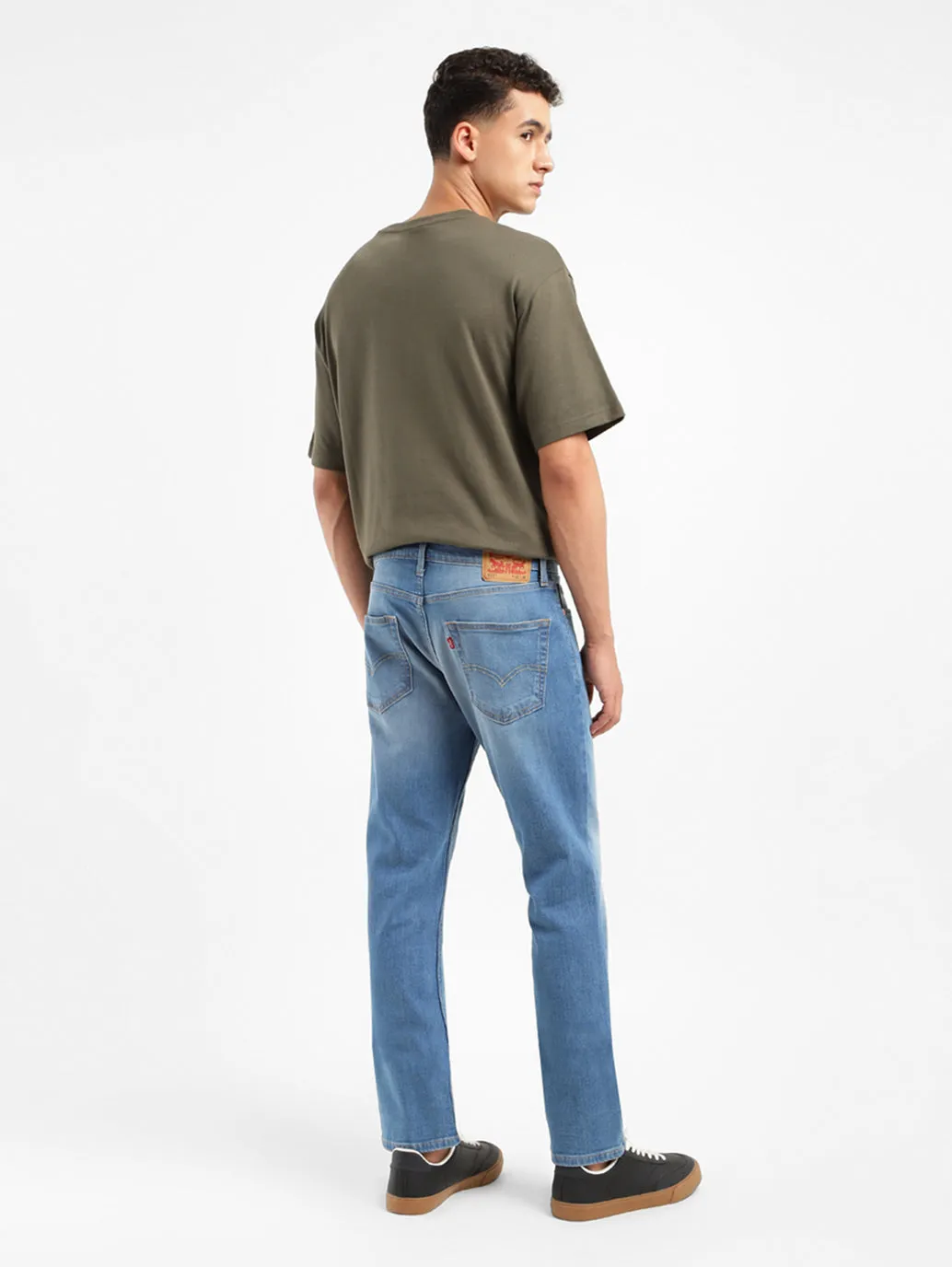 Men's 511 Blue Slim Fit Mid Rise Jeans