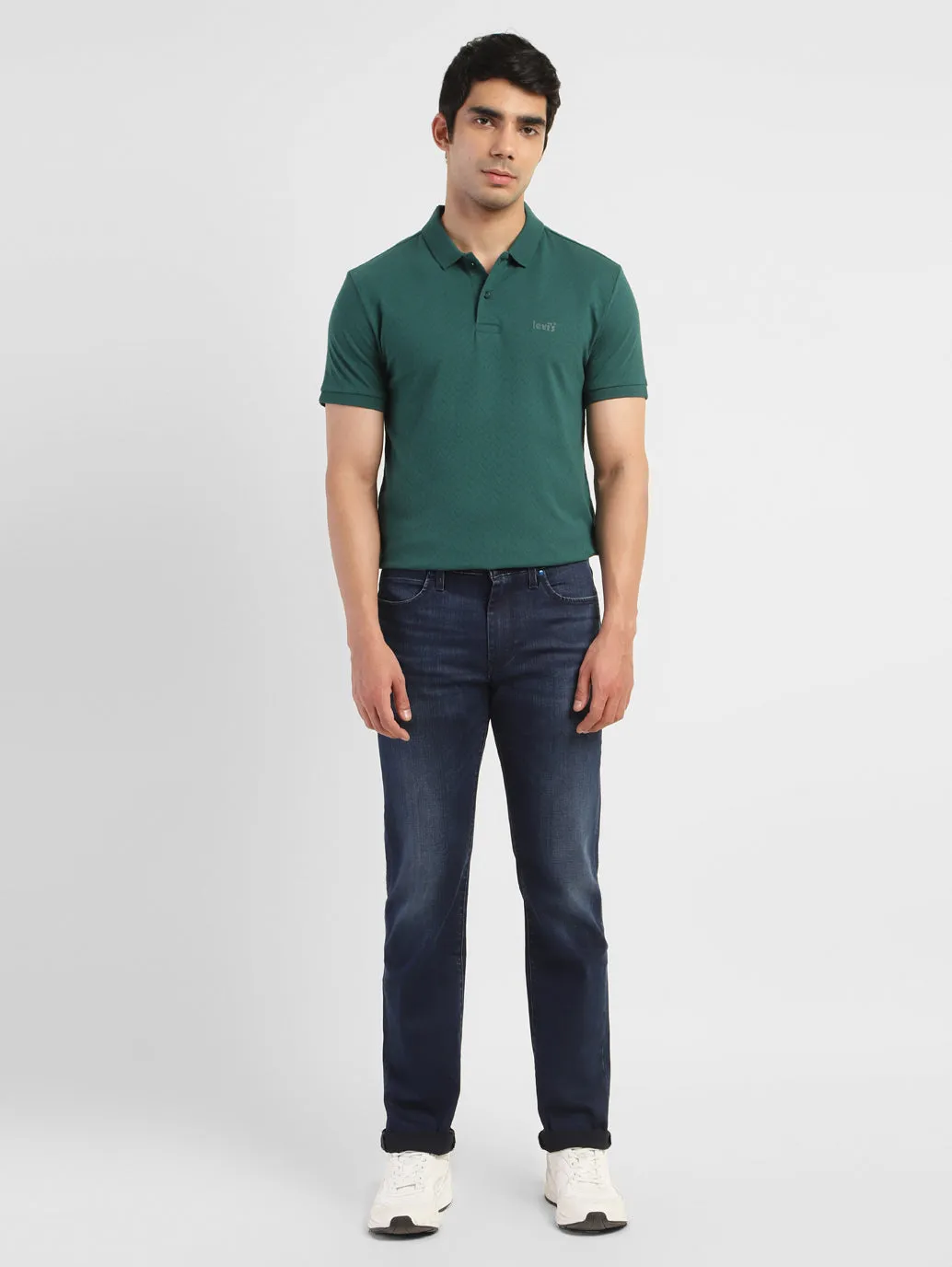 Men's 511 Blue Slim Fit Mid Rise Jeans