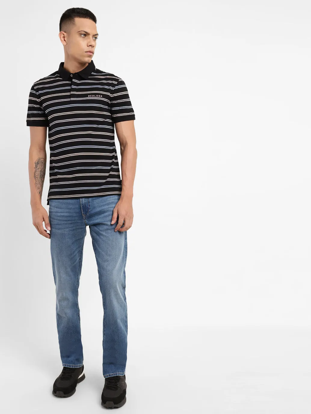 Men's 511 Blue Slim Fit Mid Rise Jeans
