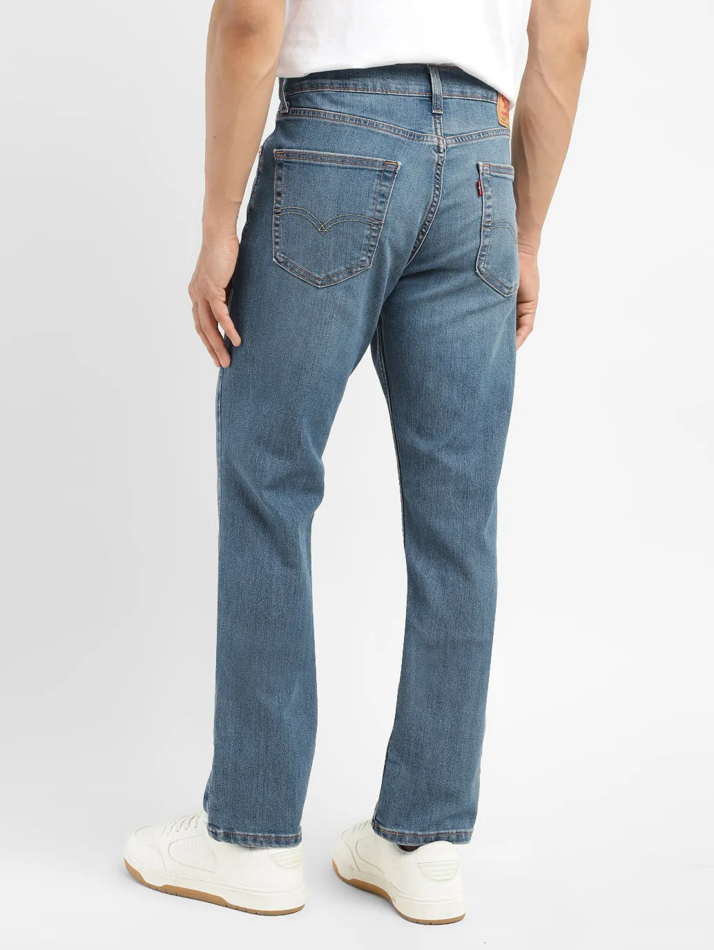 Men's 511 Blue Slim Fit Mid Rise Jeans