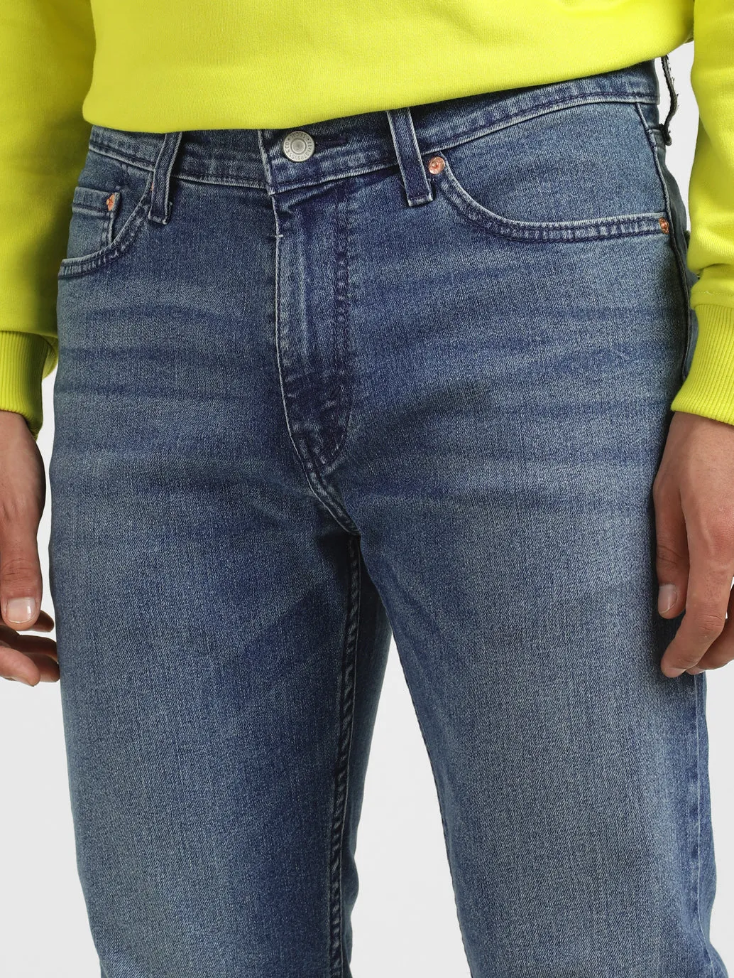 Men's 511 Blue Slim Fit Mid Rise Jeans