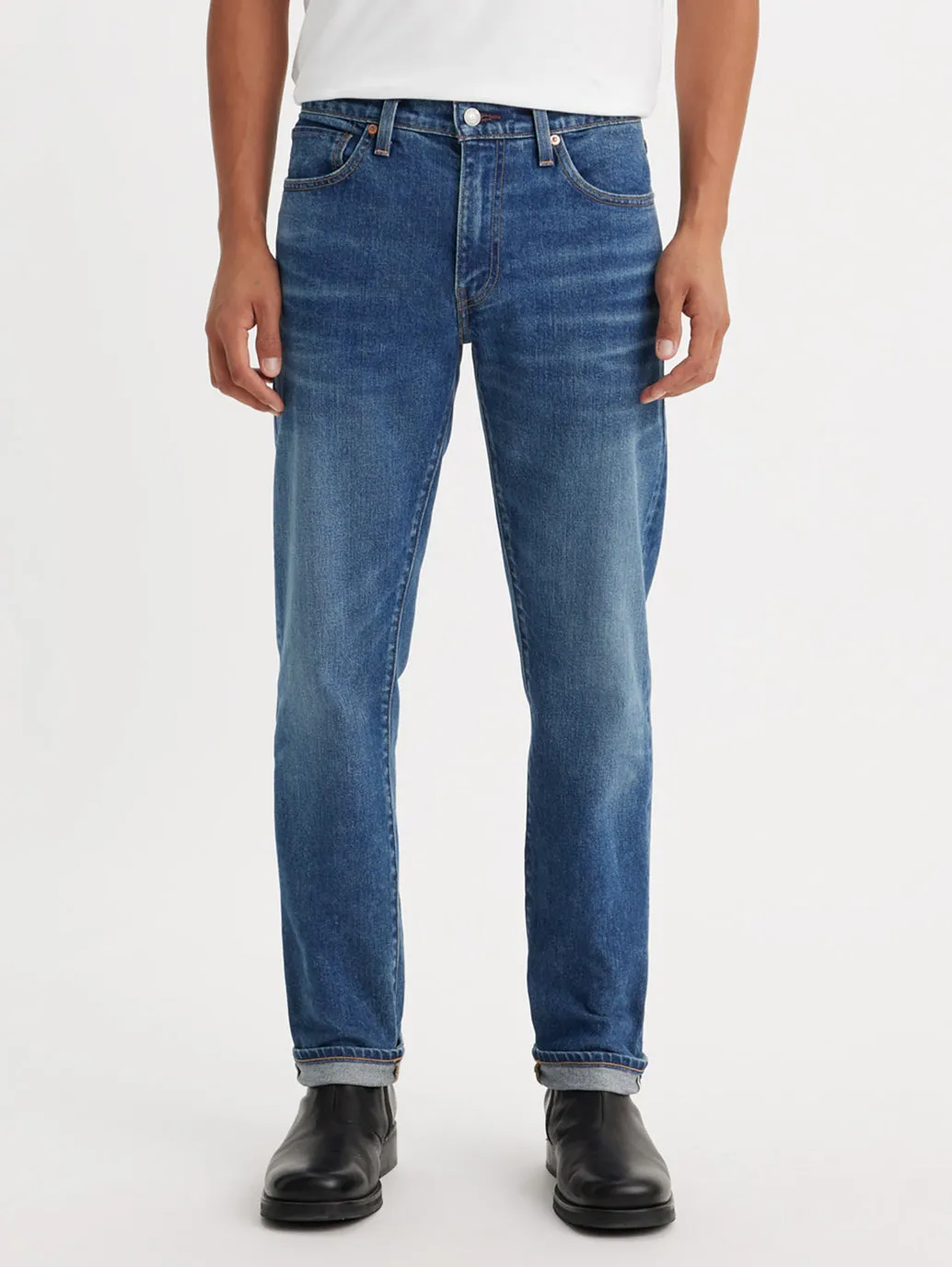 Men's 511 Blue Slim Fit Mid Rise Jeans