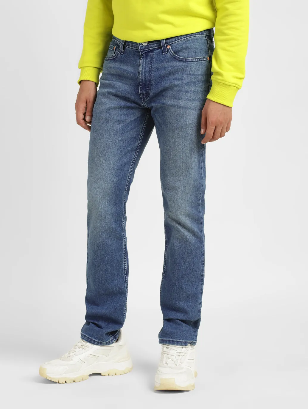 Men's 511 Blue Slim Fit Mid Rise Jeans
