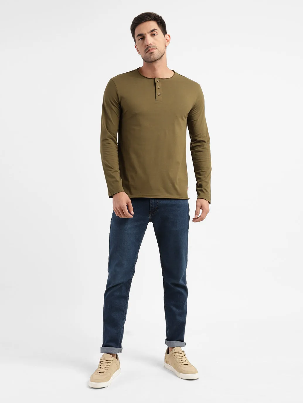 Men's 511 Blue Slim Fit Mid Rise Jeans