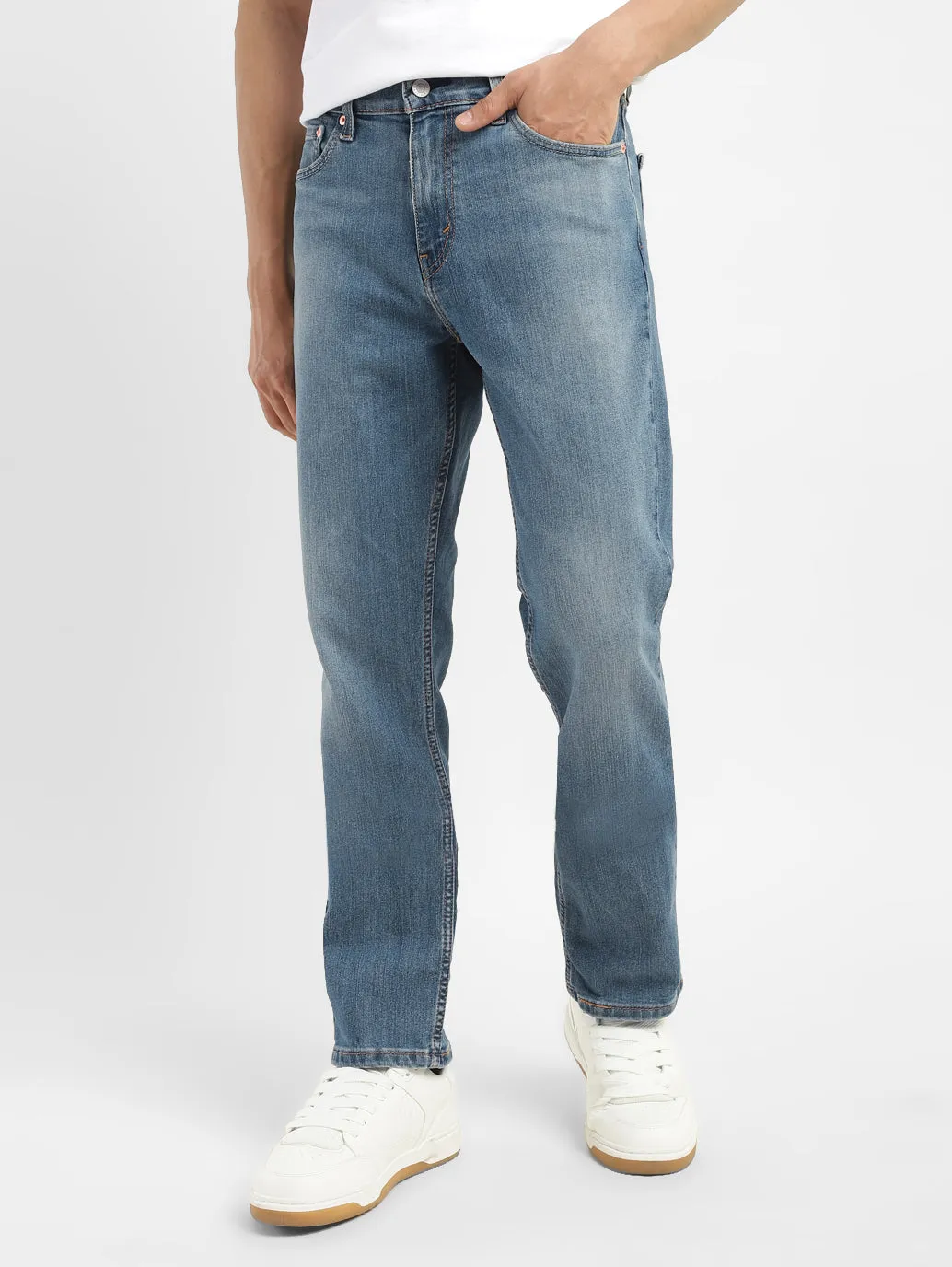 Men's 511 Blue Slim Fit Mid Rise Jeans