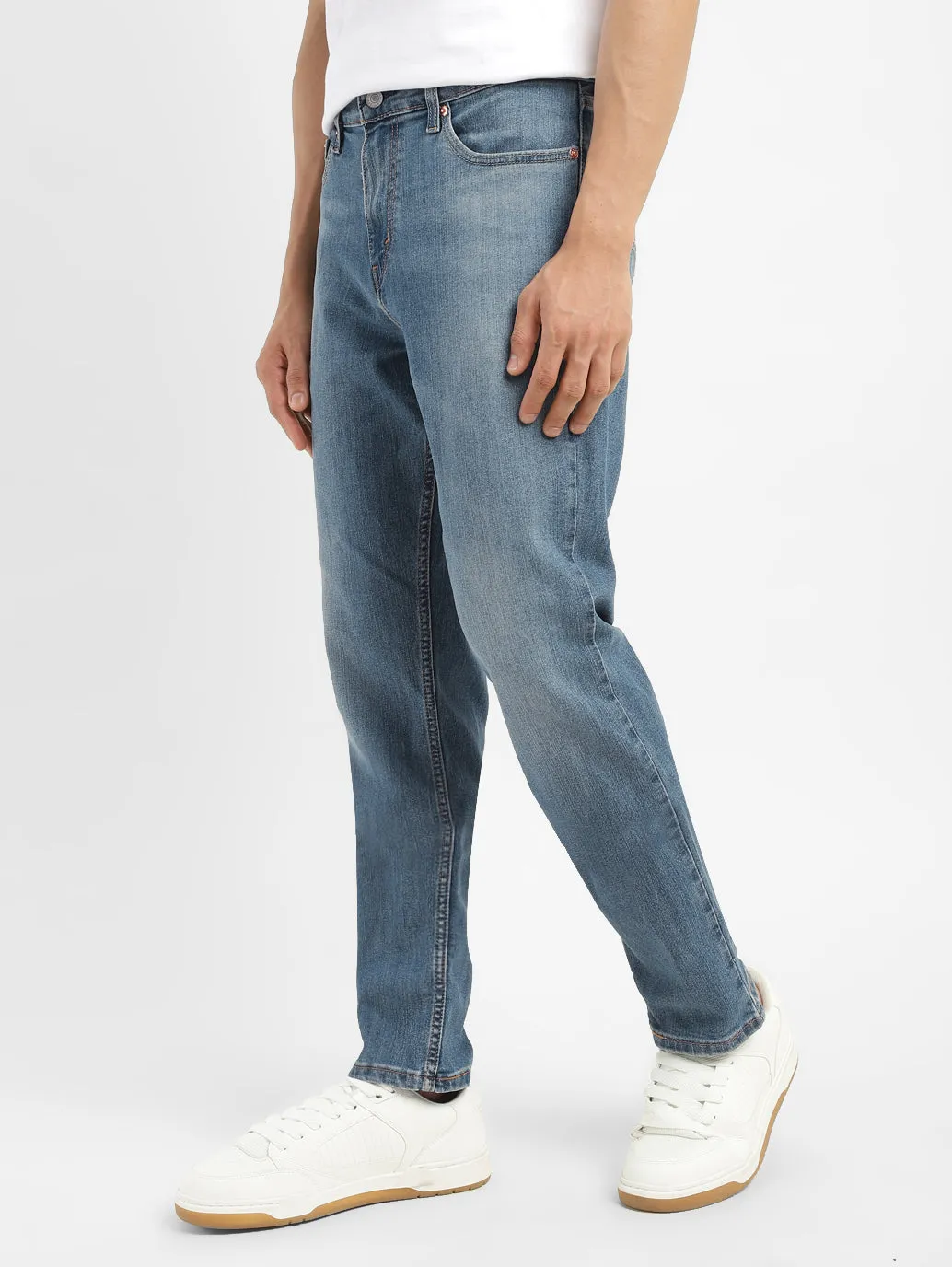 Men's 511 Blue Slim Fit Mid Rise Jeans