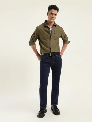 Men's 511 Blue Slim Fit Mid Rise Jeans