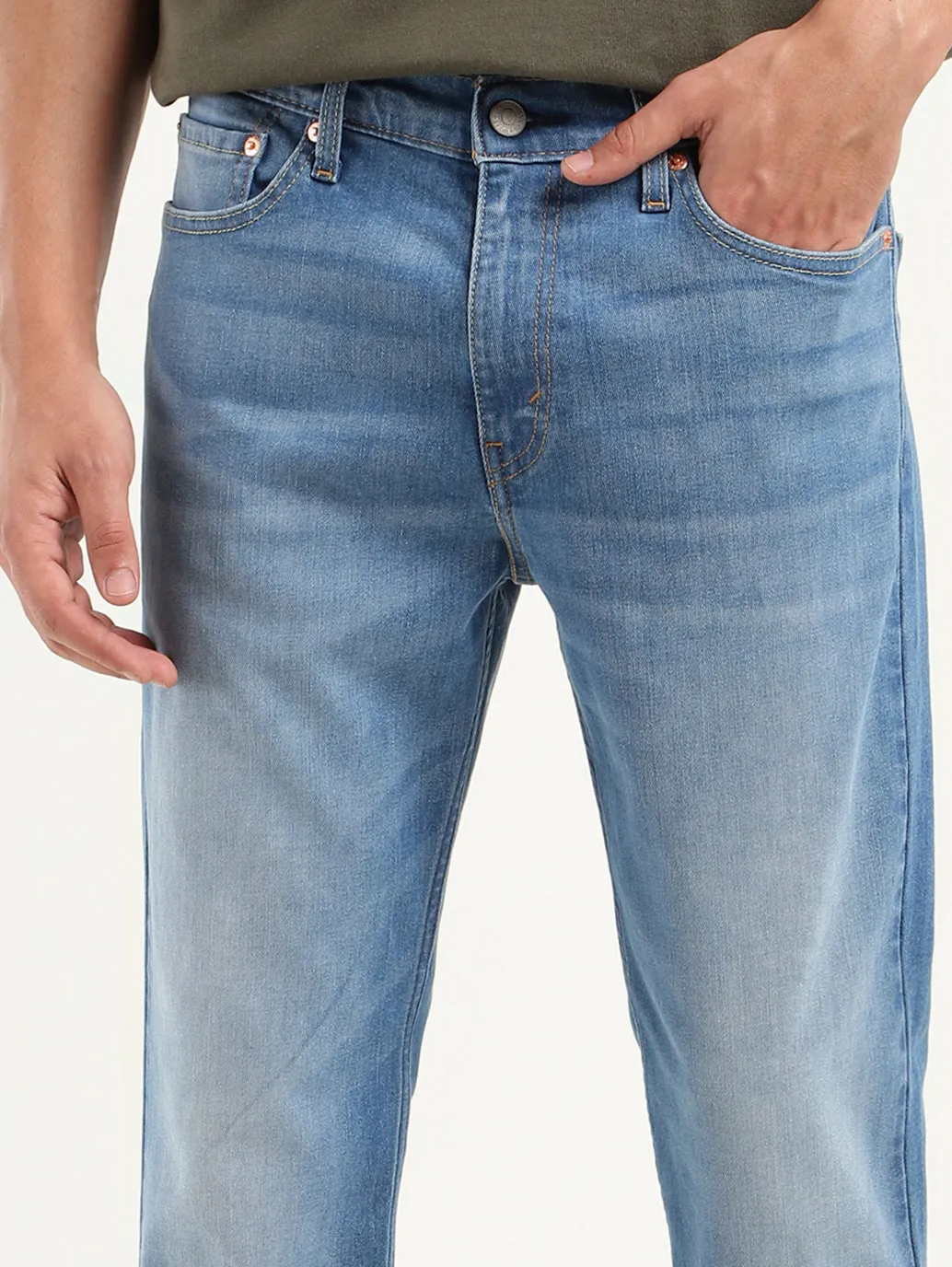 Men's 511 Blue Slim Fit Mid Rise Jeans