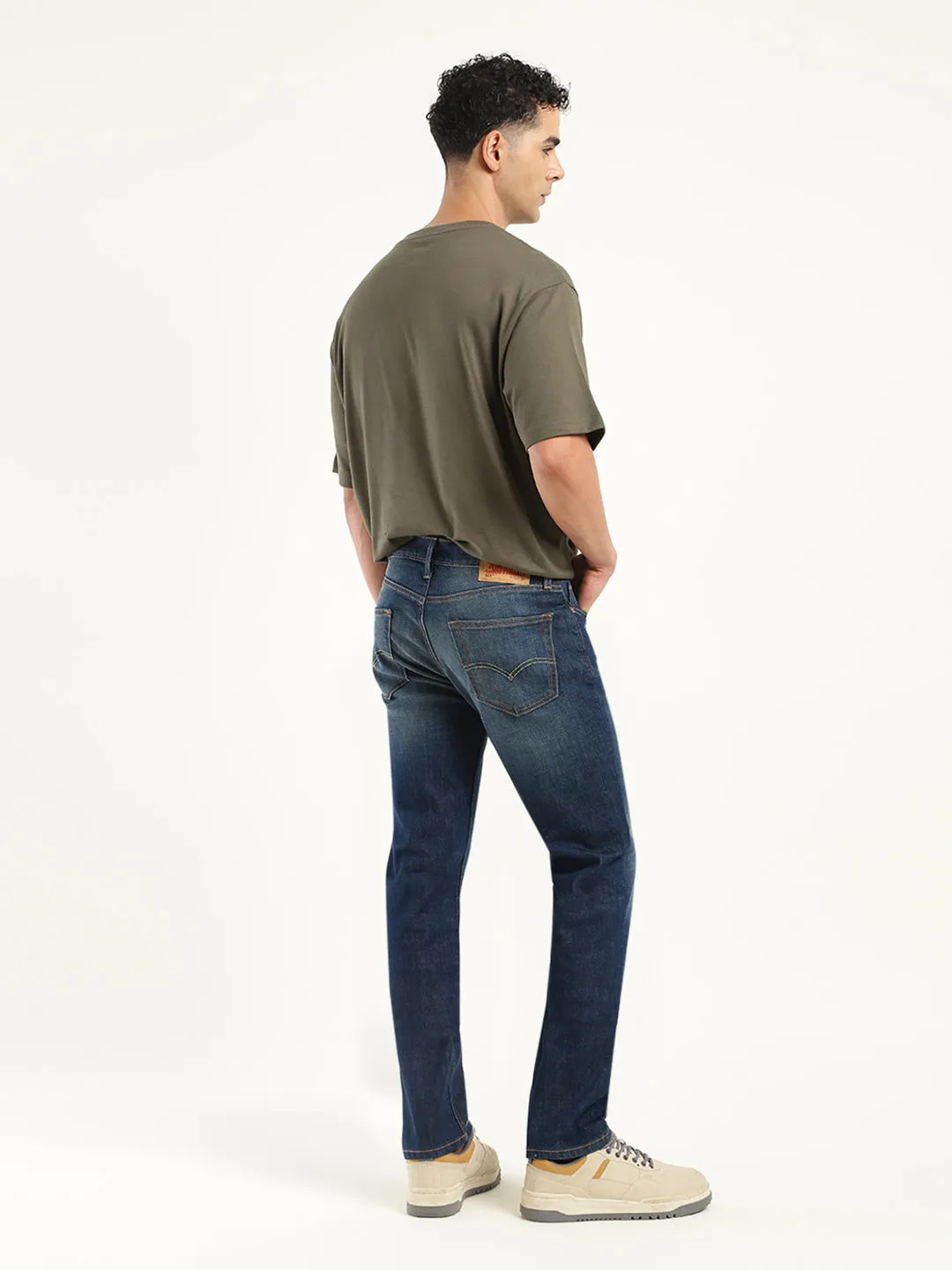 Men's 511 Blue Slim Fit Mid Rise Jeans