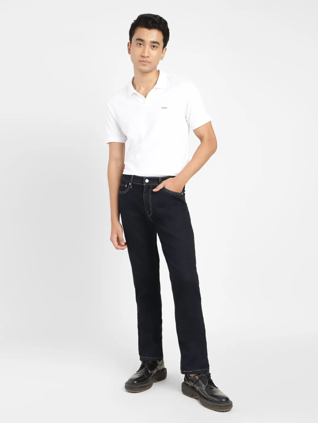 Men's 511 Blue Slim Fit Mid Rise Jeans