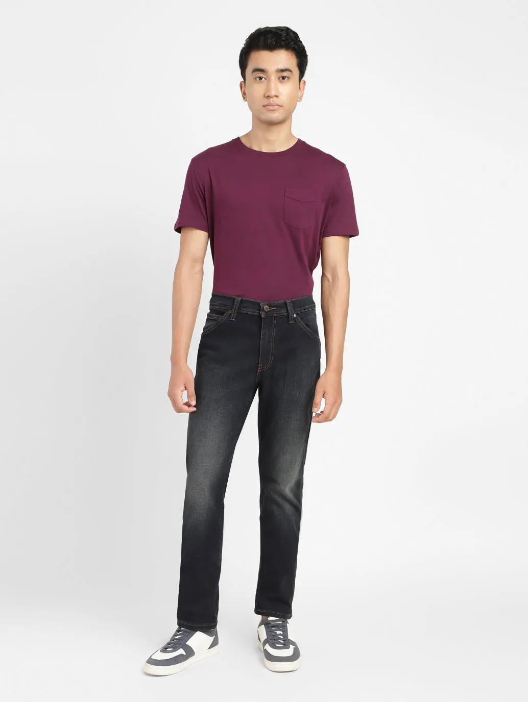 Men's 511 Blue Slim Fit Mid Rise Jeans