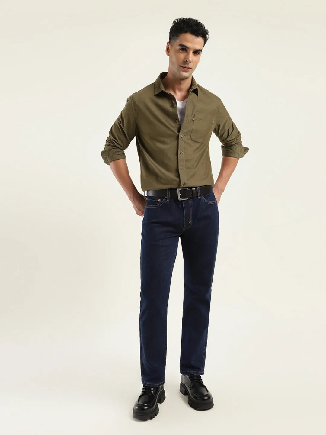 Men's 511 Blue Slim Fit Mid Rise Jeans