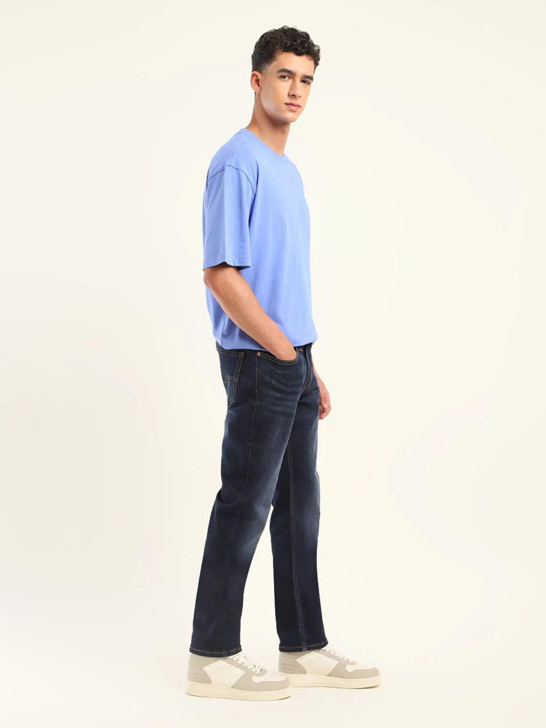 Men's 511 Blue Slim Fit Mid Rise Jeans