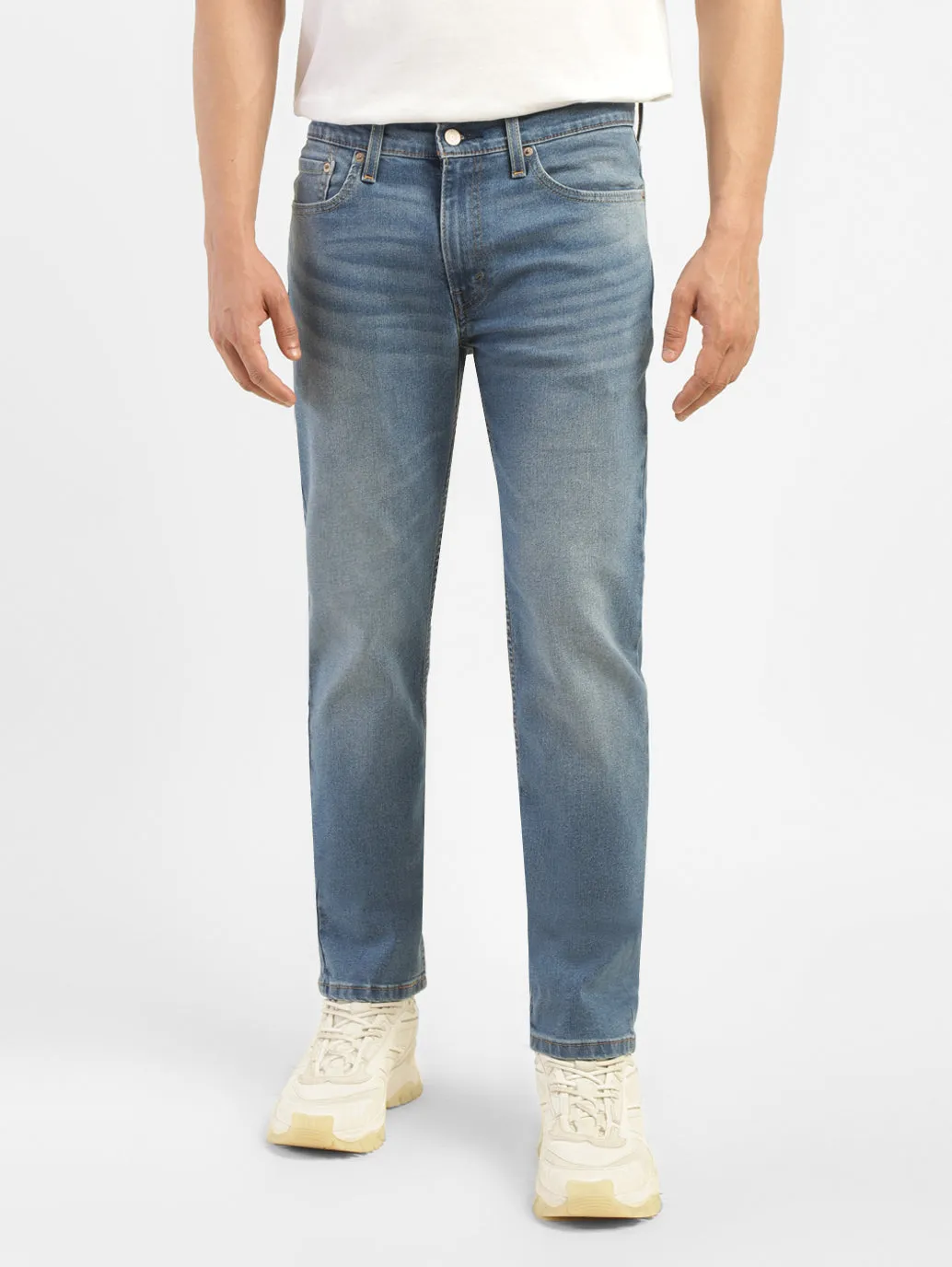 Men's 511 Blue Slim Fit Mid Rise Jeans