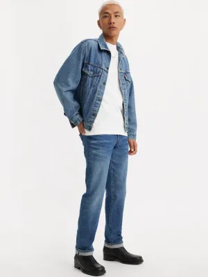 Men's 511 Blue Slim Fit Mid Rise Jeans