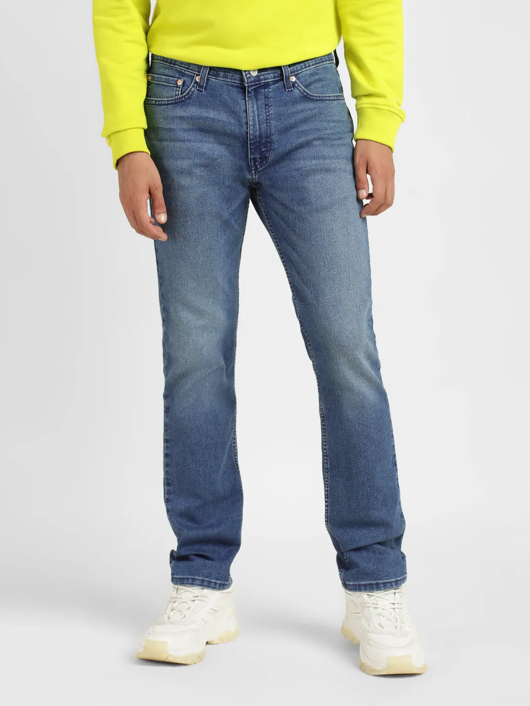 Men's 511 Blue Slim Fit Mid Rise Jeans
