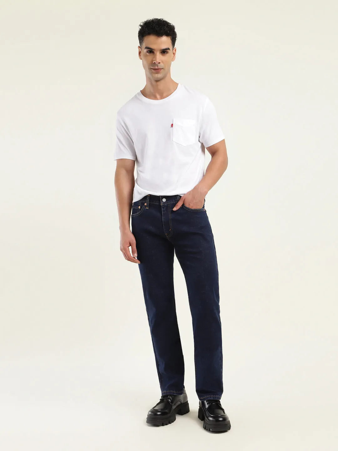 Men's 511 Blue Slim Fit Mid Rise Jeans