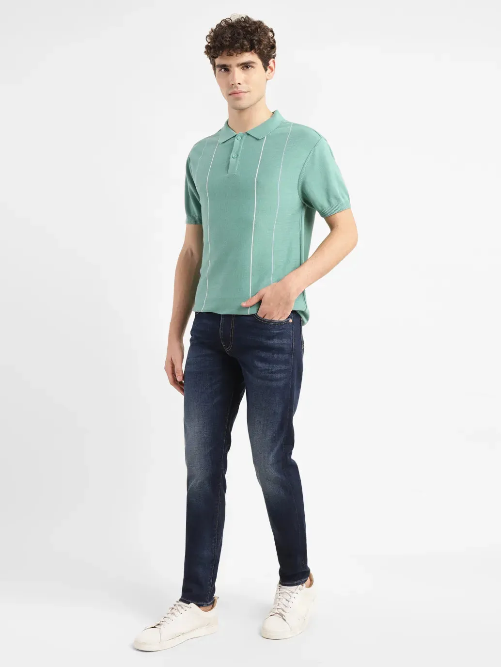 Men's 511 Dark Indigo Slim Fit Mid Rise Jeans
