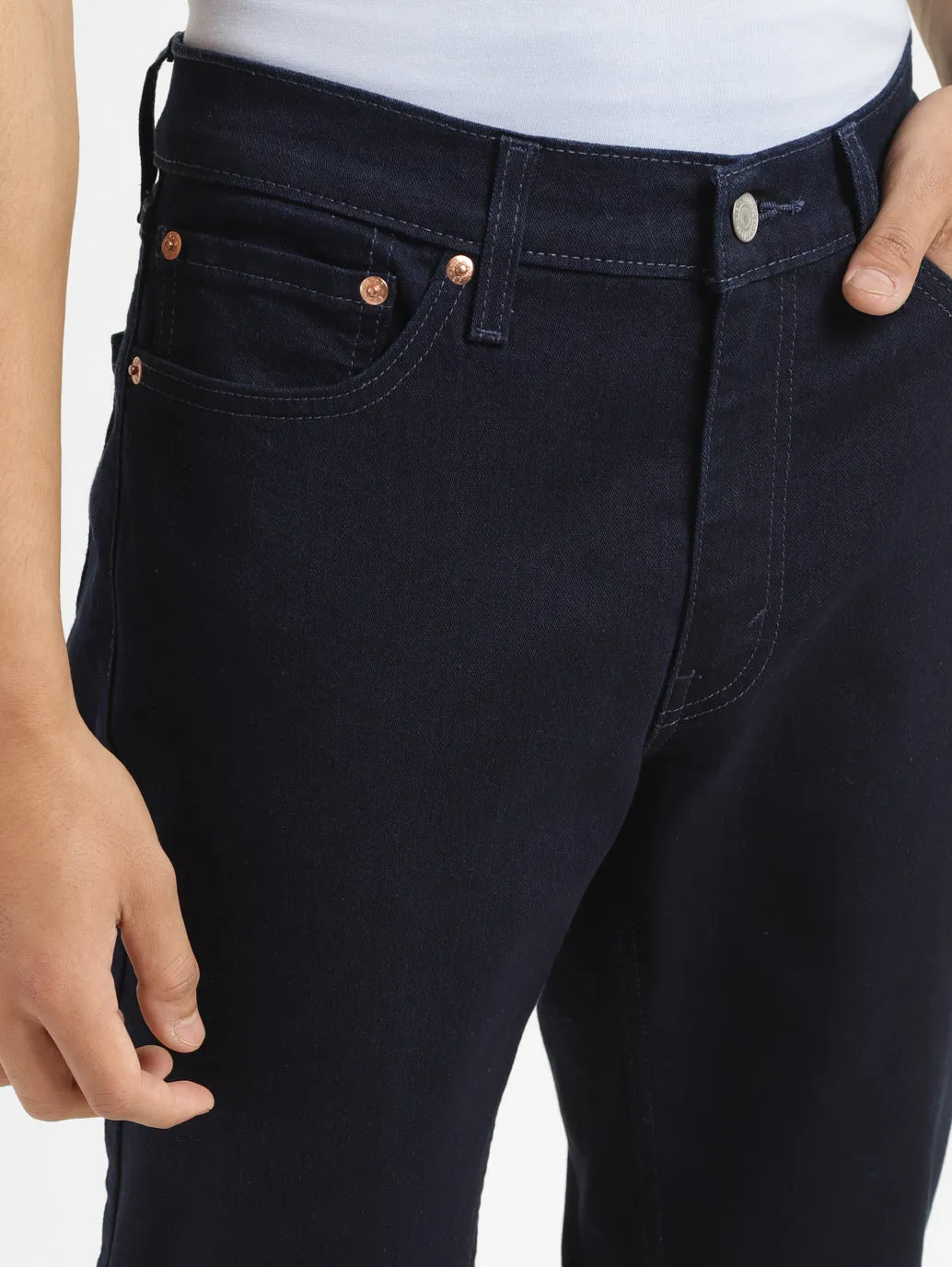 Men's 511 Dark Indigo Slim Fit Mid Rise Jeans