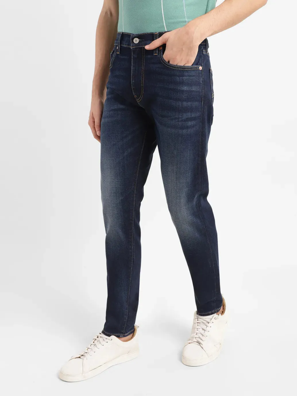 Men's 511 Dark Indigo Slim Fit Mid Rise Jeans