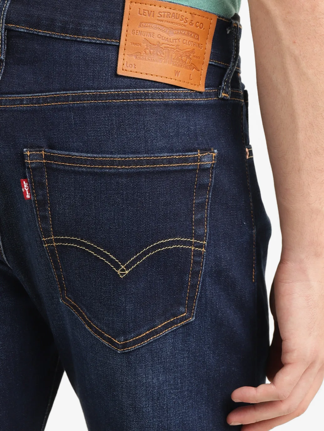 Men's 511 Dark Indigo Slim Fit Mid Rise Jeans