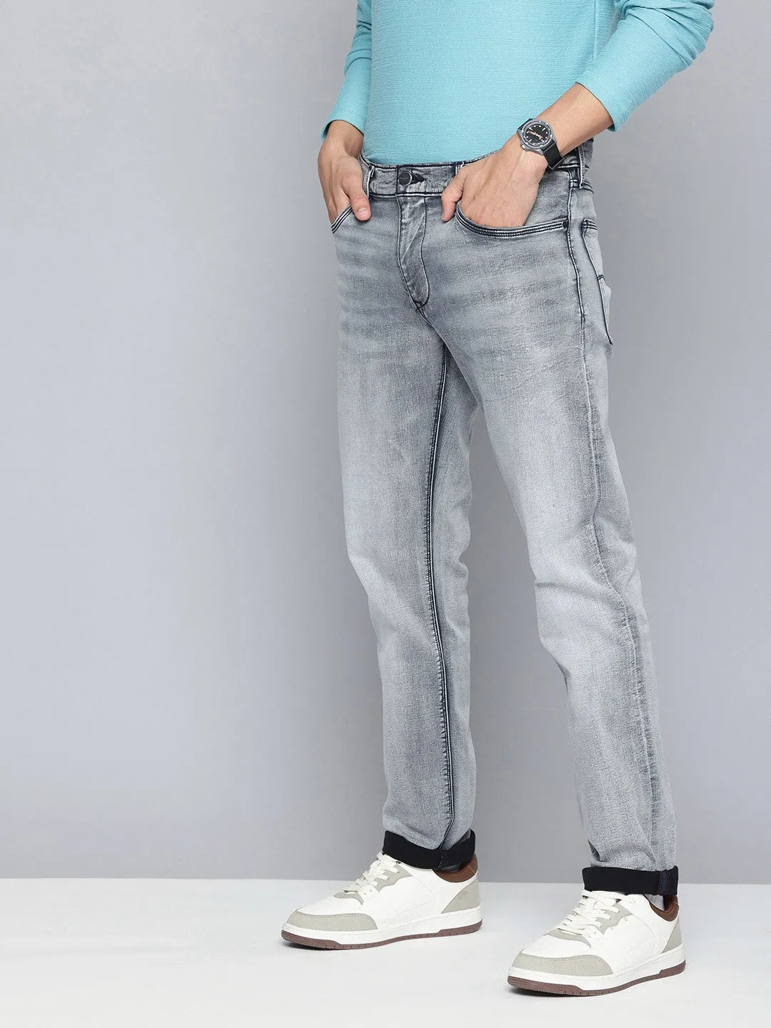 Men's 511 Grey Slim Fit Mid Rise Jeans