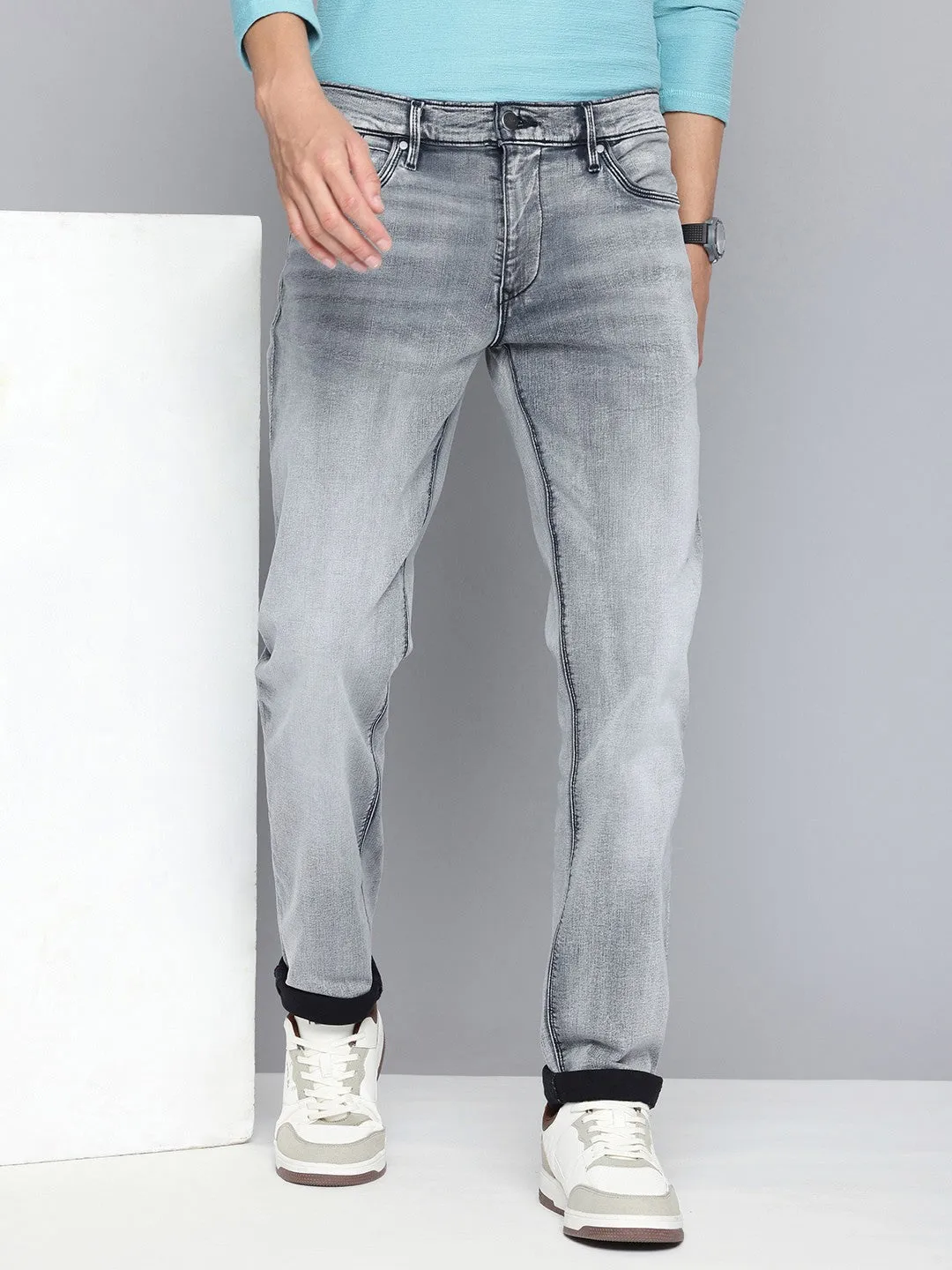 Men's 511 Grey Slim Fit Mid Rise Jeans