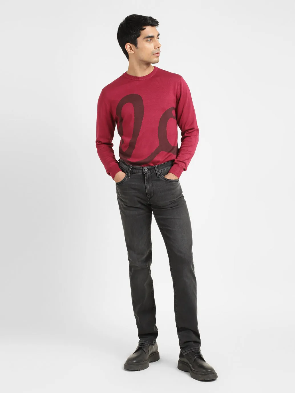 Men's 511 Grey Slim Fit Mid Rise Jeans