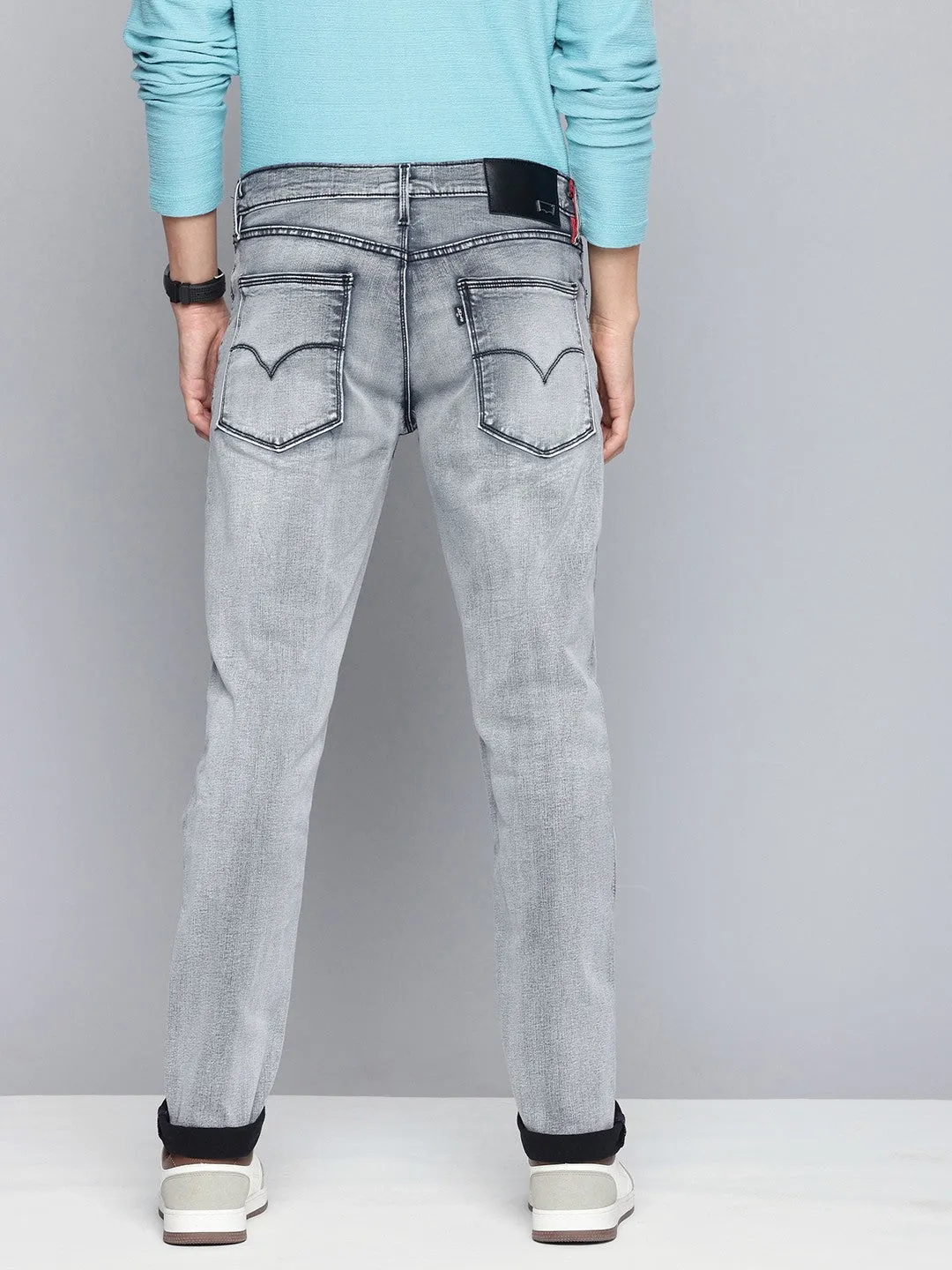 Men's 511 Grey Slim Fit Mid Rise Jeans