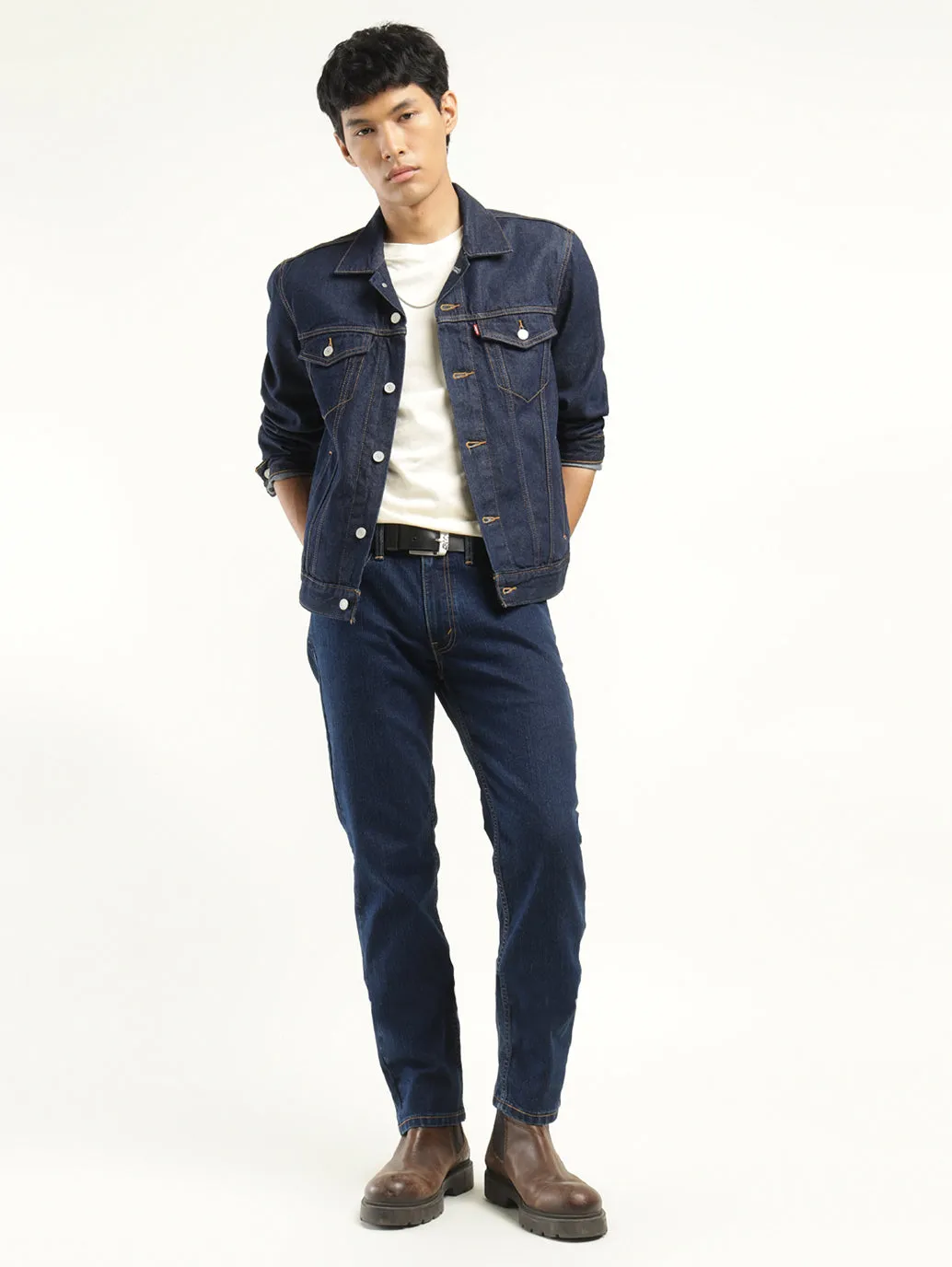 Men's 511 Indigo Slim Fit Mid Rise Jeans