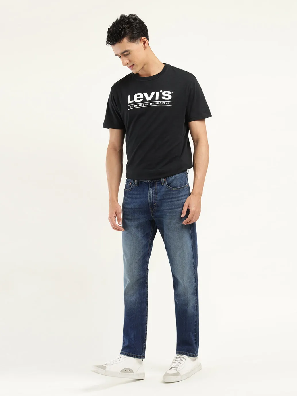 Men's 511 Indigo Slim Fit Mid Rise Jeans