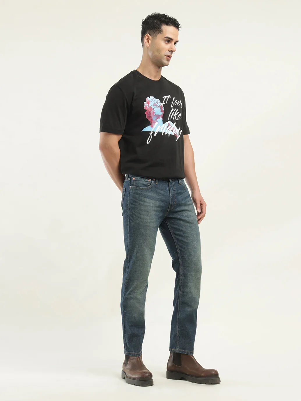 Men's 511 Indigo Slim Fit Mid Rise Jeans