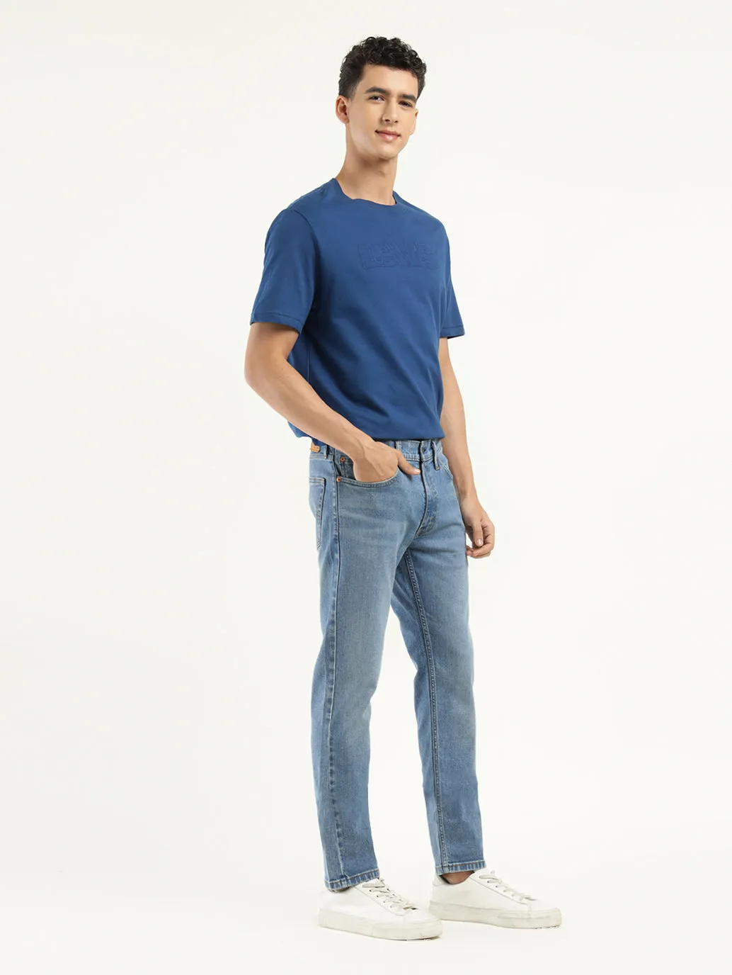 Men's 511 Indigo Slim Fit Mid Rise Jeans