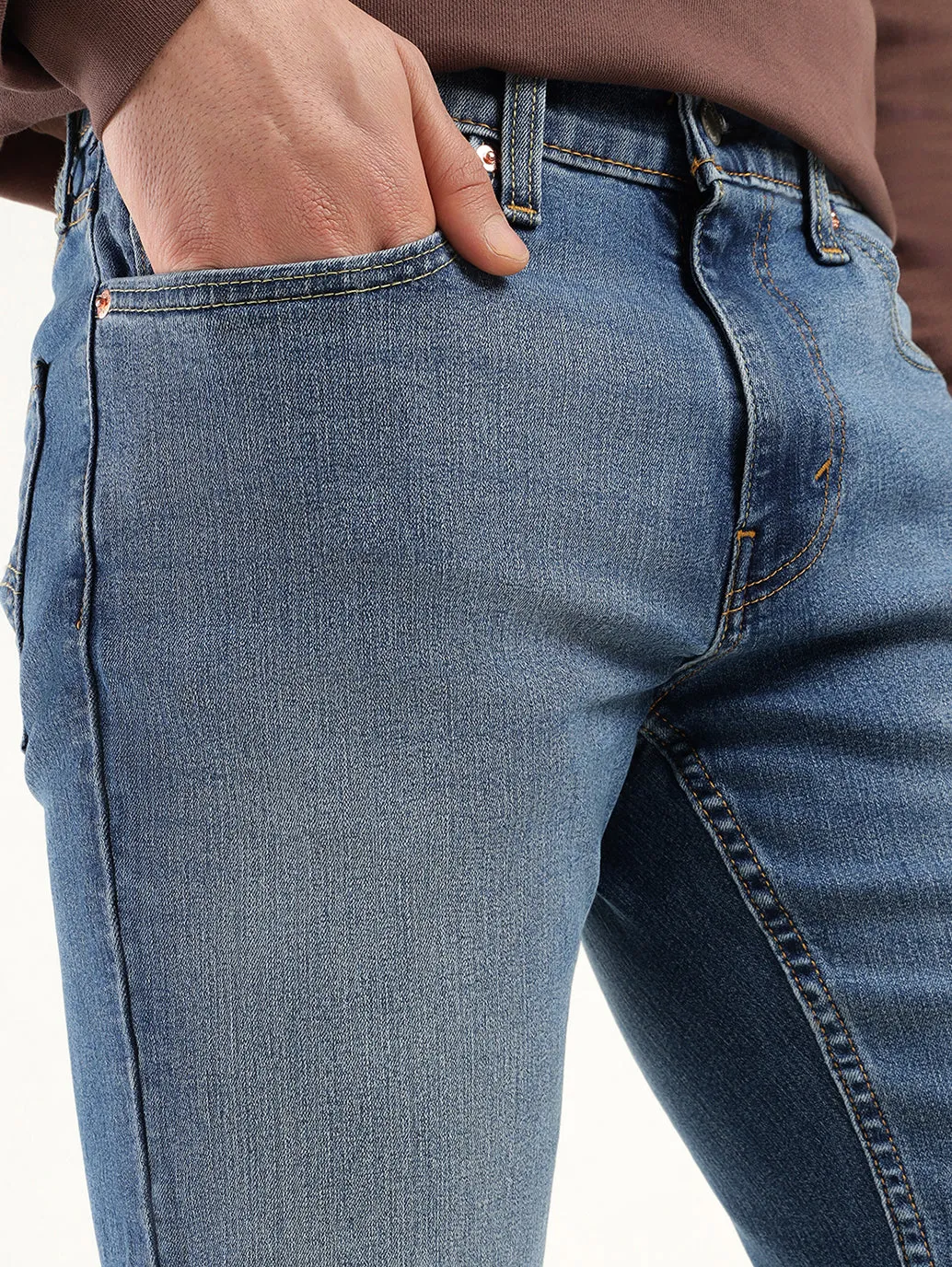 Men's 511 Indigo Slim Fit Mid Rise Jeans