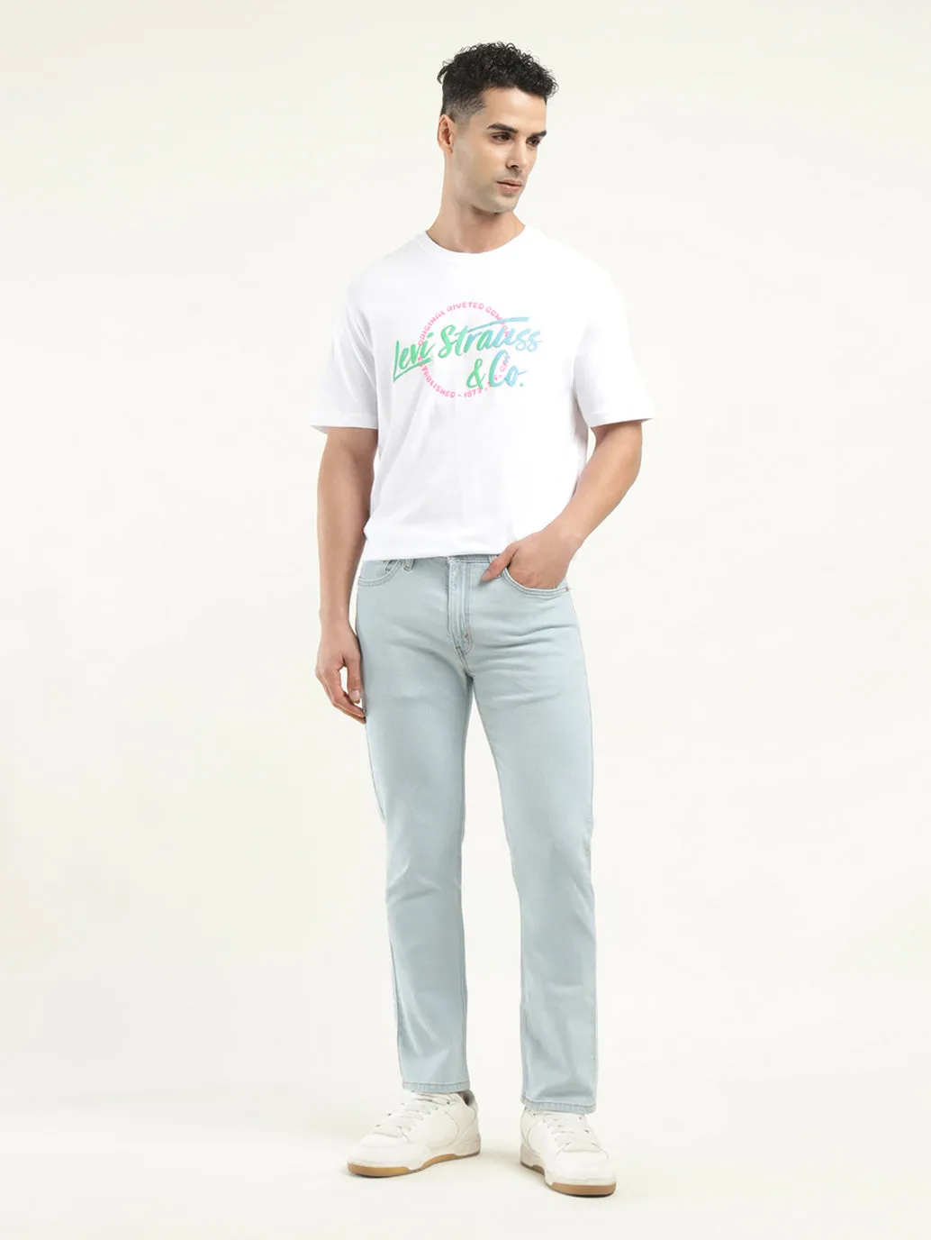 Men's 511 Indigo Slim Fit Mid Rise Jeans