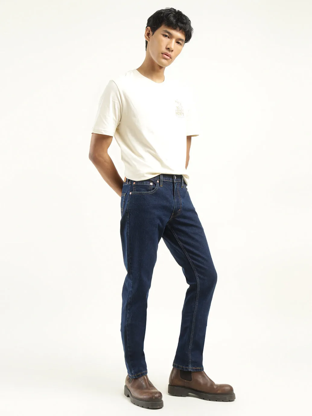 Men's 511 Indigo Slim Fit Mid Rise Jeans