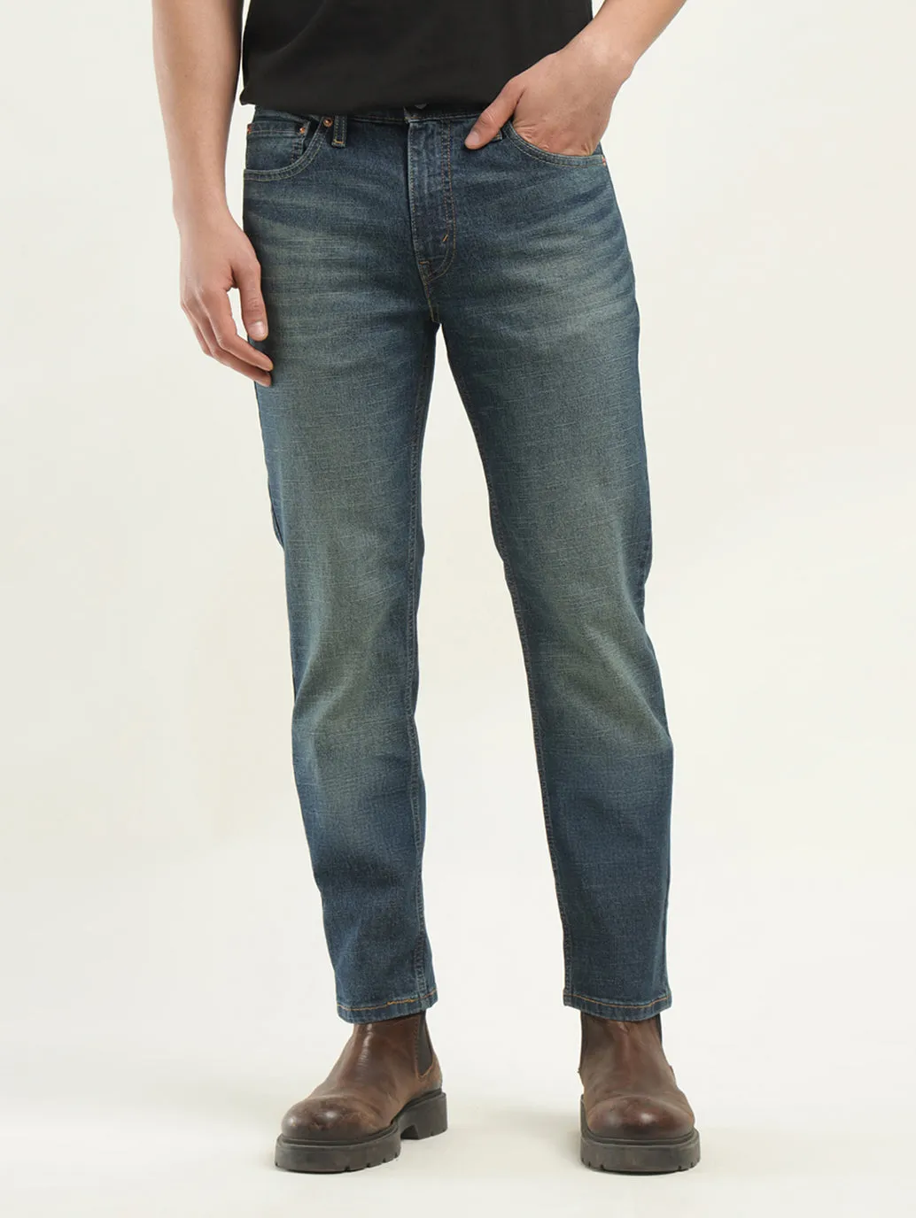 Men's 511 Indigo Slim Fit Mid Rise Jeans