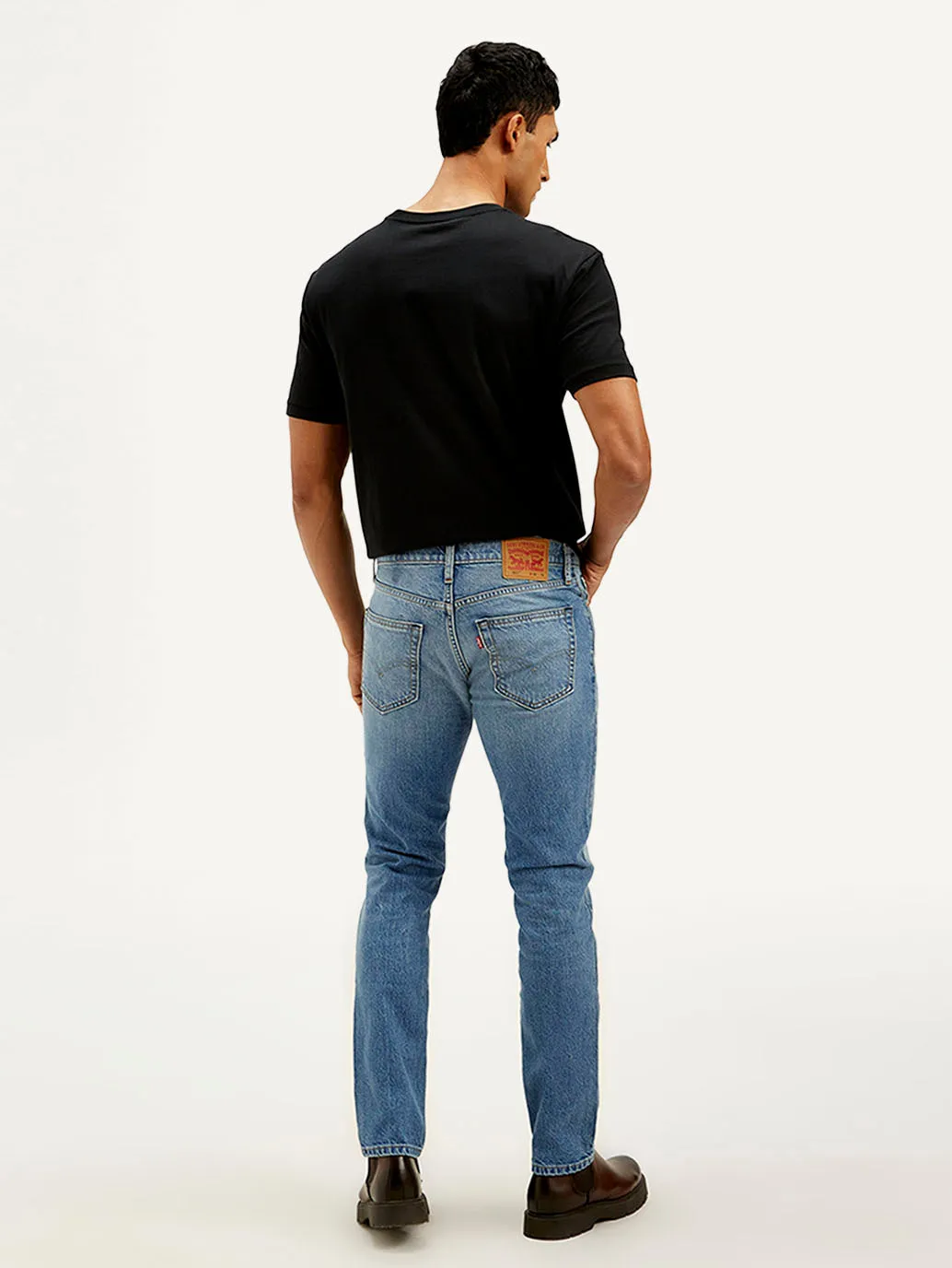 Men's 511 Light Blue Slim Fit Mid Rise Jeans